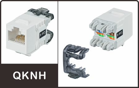 180° Punch-down - QKNH Series Keystone Jack